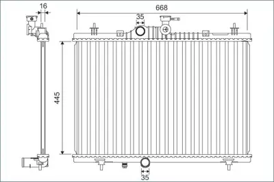 VALEO 701164 Motor Radyatoru Koleos 2.0 Dcı