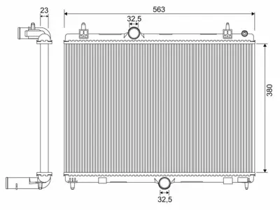 VALEO 701957 Su Radyatoru 407 508 C5 Iıı Dw10cted4 2.0hdı 16v E5 10> 1330W5