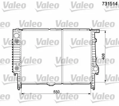 VALEO 731514 Motor Su Radyatoru Bmw M3 E36  17112227281