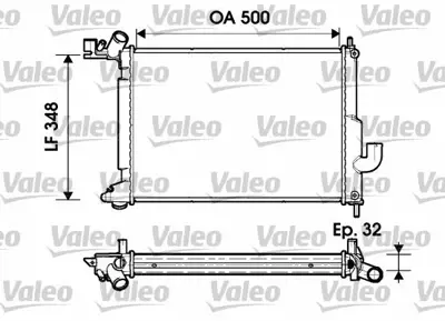 VALEO 732349 Motor Su Radyatoru X20dth Y20dth Vectra B 96> 1300178