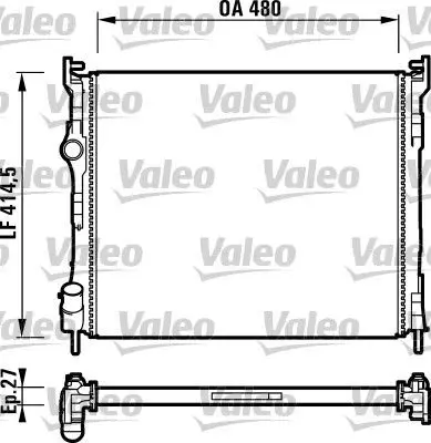 VALEO 732737 Motor Radyator Clıo Iı 1,5 Dcı 06> 7700436916