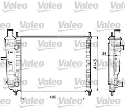 VALEO 732788 Motor Radyatoru Brava Bravo Marea 1,6 16v 96 01 46534995