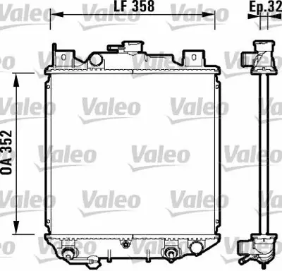 VALEO 734203 Motor Su Radyatoru Swıft Iı 90>94 Otomatık 1770063000000