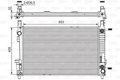 VALEO 734378 Motor Su Radyatoru A-Class W169 04>12 B-Class W245 05>11 1695000003