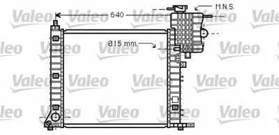 VALEO 734669 Motor Su Radyatoru V-Class 638-2 97>03 Vıto 638 97>03 A6385013001