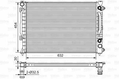 VALEO 734753 Motor Su Radyatoru A6 Allroad Quattro 00>05 4B0121251A