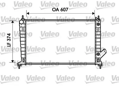 VALEO 734830 Motor Radyator Saab 9 5 2,0 97> 4575718