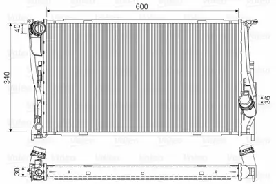 VALEO 735165 Motor Su Radyatoru Bmw N47 N57 M57 E81 E82 E87 E88 E90 E92 E93 E84 17117794488