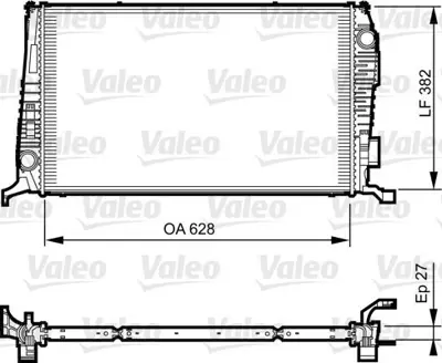 VALEO 735279 Motor Radyatoru Duster 1,5dcı 2010> 8200880550