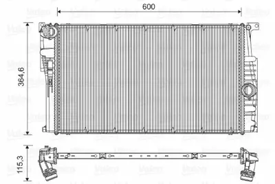 VALEO 735451 Motor Su Radyatoru Man-Sanz (Klimali-Siz) Bmw N13 N47 N B37 B47 F20 F30 F32 F34 I3 17117600511