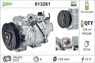 VALEO 813261 Klima Kompresoru Nıssan X Traıl 2,5 92600JG30B