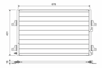 VALEO 814007 Kondenser Renault Espace Iv (2002>2006) 8200332851