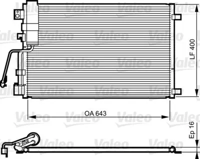 VALEO 814009 Klima Radyatoru Nıssan Qashqaı 1,5 Dcı 2007 2013 92100JD51A