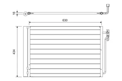 VALEO 814165 Kondenser Range Rover JRW000020