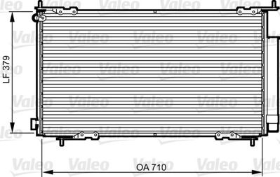 VALEO 814225 Klima Radyatoru Honda Cr V Iı 02>06 80110S9A013