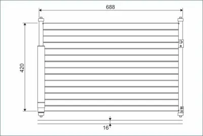 VALEO 814228 Klima Radyatoru Suzukı Grand Vıtara 2005> 9531064JAO