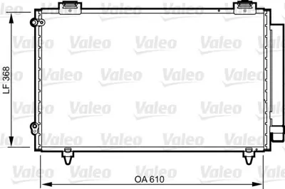 VALEO 814263 Klima Radyatoru Toyota Corolla Verso 01>04 8845002170
