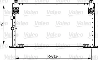 VALEO 814269 Klima Radyatoru Toyota Hılux Pıckup 2,5 D4d 2001 2005 8846035280
