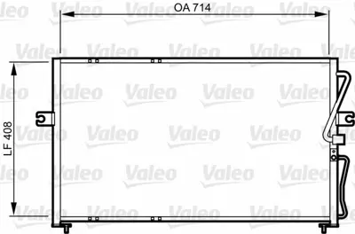 VALEO 814270 Kondenser Kıa Carnıval K55261460E