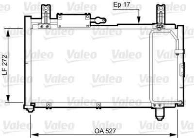 VALEO 814327 Klima Radyatoru Suzukı Swıft Iıı 05> 9531060EM1