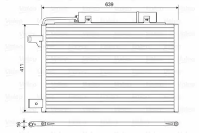 VALEO 814376 Klima Radyatoru A-Class W169 04>12 B-Class W245 05>11 A1695001154