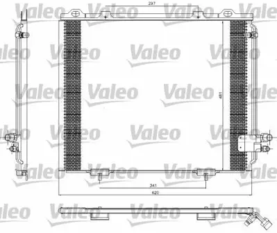 VALEO 817252 Klima Radyatoru E-Class W210 96>02 S210 96>03 A2108300570