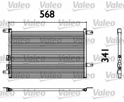 VALEO 817527 Klima Radyatörü Alfa 147 1.9jtd 01 1.9jtdm 04-10 156 1.6 1.8 1.9 Jtd 2.0 2.0jts 2.4jtd 2.5 97-05 60628820, 13101839, 13101840, 13114943, 1850076, 1850077, 1850079, 1850080, 1850095, 24072002