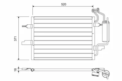 VALEO 817798 Klima Radyatoru Merıva A Z14xep Z16xep Y17dt 1850086