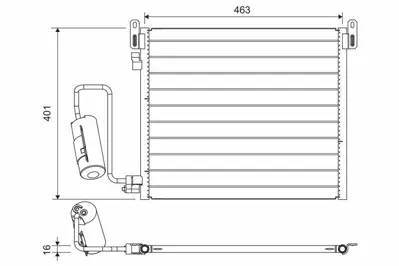 VALEO 817853 Kondenser O.Vectra Sıgn.3.0cdtı 06-03 1850084