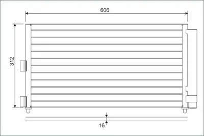 VALEO 818021 Klima Radyatoru (Kondanser) Doblo Idea 1.3 Multıjet - 1.9jtd 03> 46820833