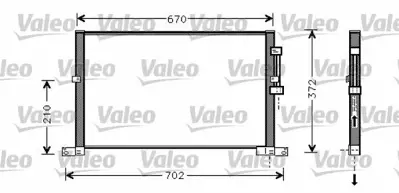 VALEO 818023 Kondenser Jaguar Xtype C2S5302