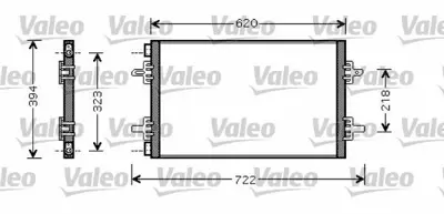 VALEO 818027 Kondenser Renault Avantıme, Espace 6025313367