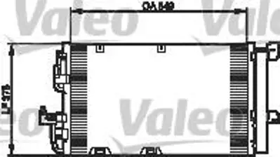 VALEO 818047 Klima Radyatoru Opel - Vauxhall Zafıra 1850291
