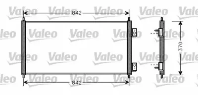 VALEO 818050 Klima Radyatoru (Kondanser) Transıt V184 2,0tdcı - 2,4 Tdcı (00 06) YC1H19710BA
