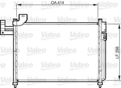 VALEO 818088 Klima Radyatoru Mazda 323 98>01 BJ3A61480C
