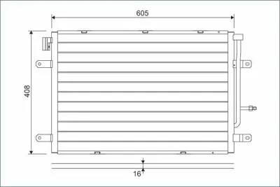 VALEO 818190 Klima Radyatoru A4 05>08 3.0tdı Bkn Asb Bpp 8E0260403Q, 8E0260403T, 8E0260403E, 8E0260403H, 8E0260403L, 8E0260401E, 8E0260403N, 8E0260401H, 8E0260401L, 8E0260401N