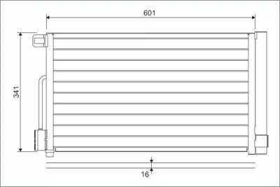 VALEO 818193 Klima Radyatoru (Kondanser) A14xer Z12xep A12xer Z14xep B12xel B14xel Corsa D Corsa E Grande Punto E 13310103