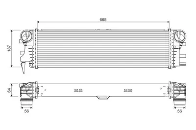 VALEO 818311 Turbosarj Radyatoru V-Class W447 14> Vıto W447 14> A4475011301
