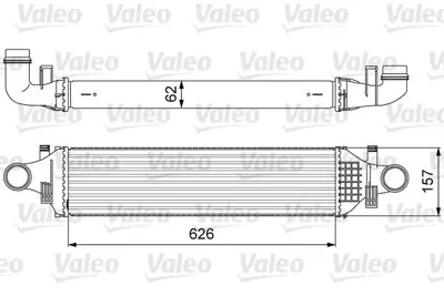 VALEO 818624 Turbosarj Radyatoru X204 08>15 W204 07>14 S204 07>14 C204 11> C218 11>17 W212 09>15 C207 09>16 144615DC0A