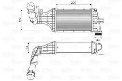 VALEO 818660 Turbo Radyatoru Astra G 98>10 Y20dth - X17dt 1302114