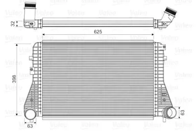 VALEO 818674 Turbo Radyatörü 1K0145803AF