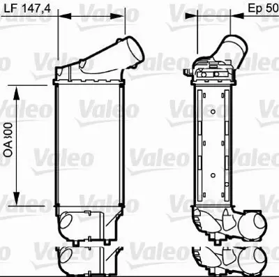 VALEO 818836 Turbo Radyatoru Polo A1 Ibiza Toledo Fabia Rapid Roomster 1 2 - 1 4tsi 09> 384K5