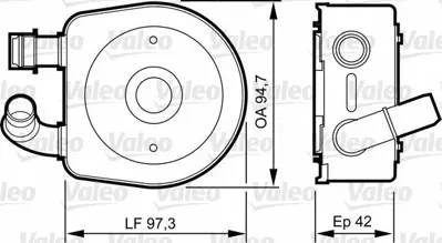 VALEO 818888 Otomatık Sanzıman Yag Sogutucusu C5 Ew7j4 (1,8 I 16v) C3 C3 Iı Tu3jp (1,4 8v) Al4 Sanzıman 227556