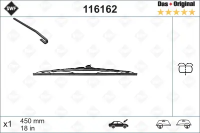 VALEO 116162 Swf (X1) (450 Mm) Multı                             SWF116162 SWF116162