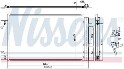 NISSENS 941284 Klima Radyatoru Renault Megane Iv 18> Kadjar 18> Talısman 18> 1.5 Dcı 2.0 Dcı 921004575R 9211000Q0C