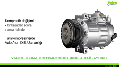 VALEO 811237 Klima Kompresörü 4472806520, 8K0260805Q, 4471400360, 8K0260805R, 4471605310, 2473008390, 4371008310, 8K0260805N, 4472808820, 92030294