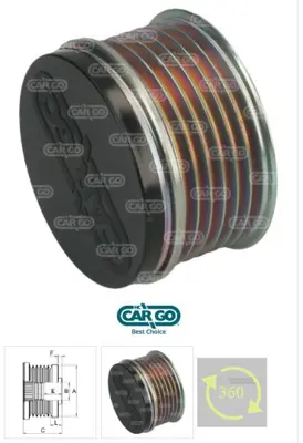 ITHAL B F032335239 Kayış Kasnağı 535021710 8098262OEM SCP90262 654724 CCP90262GS RECSCP902620 PA92262 23058262BN RECSCP902621 153719