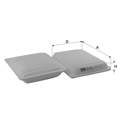 FIL FILTER HP5079 Hava Filitresi Mıtsubıshı Asx 2010> Lancer 2007> Outlander 2012> 4008 C4 Aırcross 12> 1609907380, MR968274