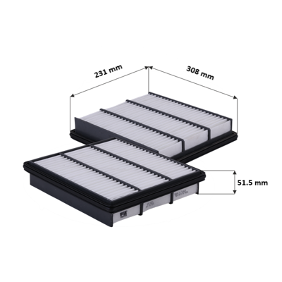 FIL FILTER HP5095 Hava Filitresi Toyota Land Caruıser D4d 01-12