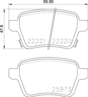 VALEO 671478 Fren Balatası Opel Corsa E  (Disk Tipi)  Arka 1605285 986TB3200 AA0642 BSG25200020 13046027932NSETMS P59086N FK20090 5502223653 1681164880 B1G12013602